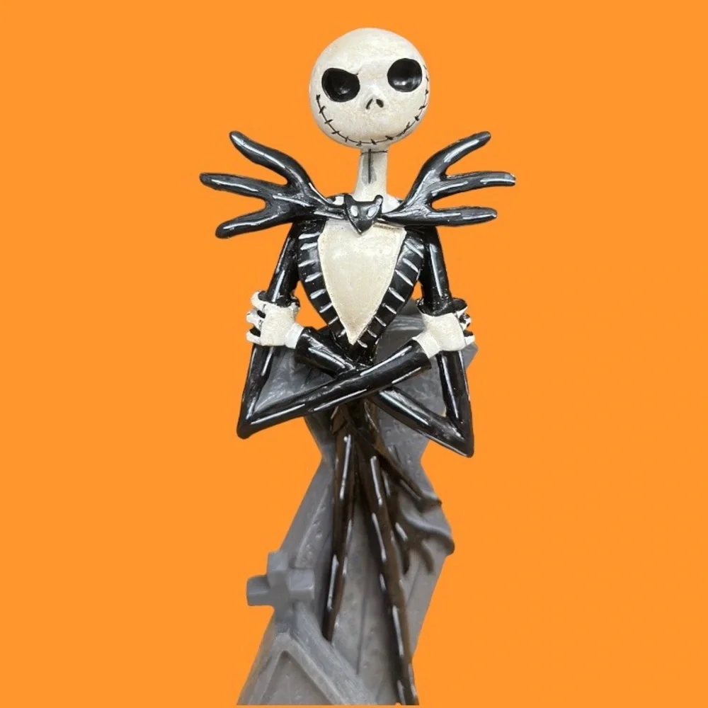 Disney Nightmare Before Christmas Jack Skellington w/Zero Resin Statue Figure
